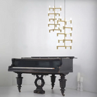 The Crown Multi Chandelier from Nemo in a lounge.