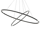 The Ellisse Double Mega Pendant from Nemo in black.