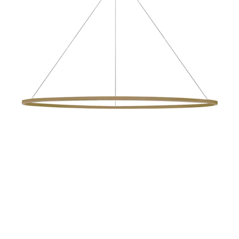 The Ellisse Major Pendant from Nemo gold polished.