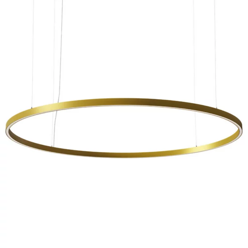 The Zirkol Circle Pendant from Nemo 78.7 inch size in gold.