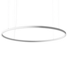 The Zirkol Circle Pendant from Nemo 78.7 inch size in white.