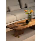 The Nova Coffee Table from Nomon in a den.