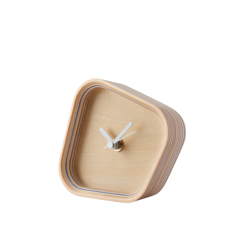 The Rotation Clock from Plywood Laboratory in blue.