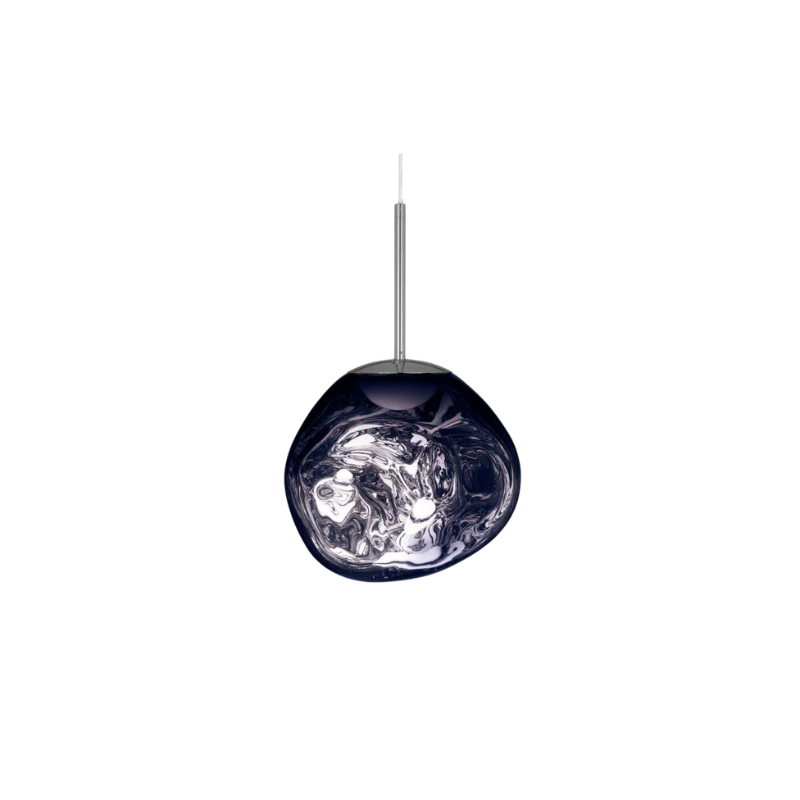 The Melt Mini Pendant from Tom Dixon in smoke.