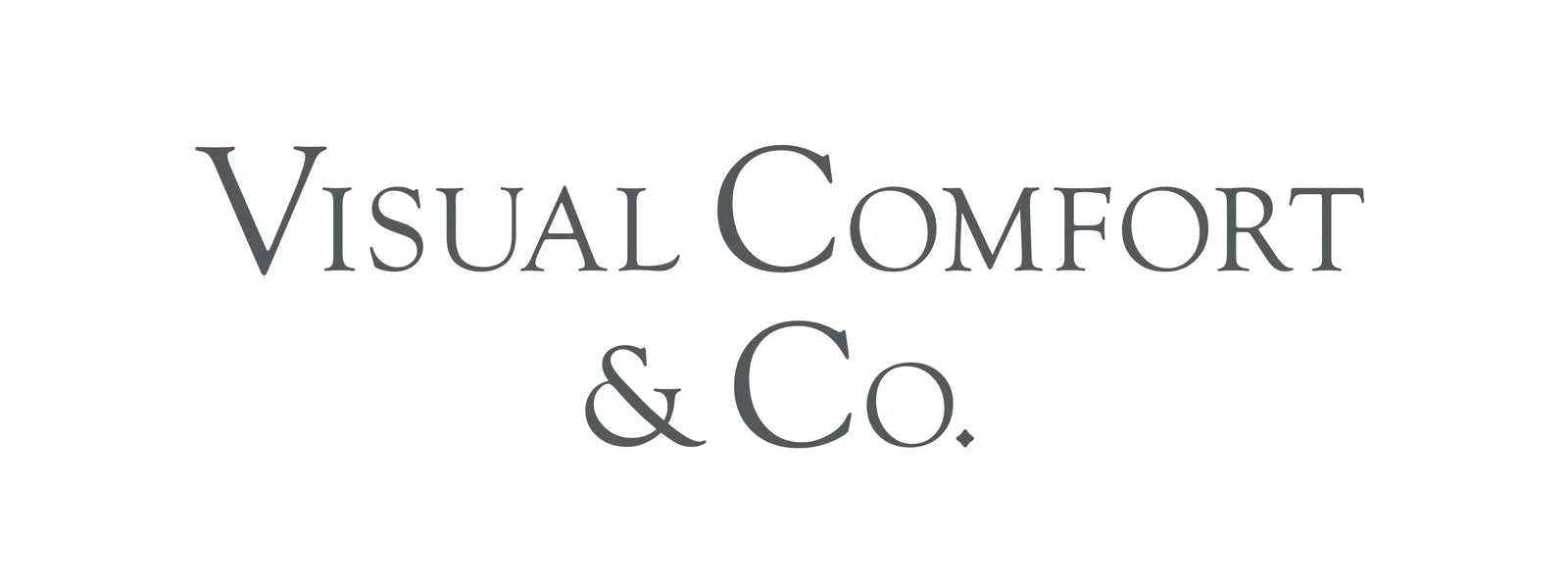 The logo for Visual Comfort & Co (Visual Comfort and Co) featured on Illuminée’s brand page.