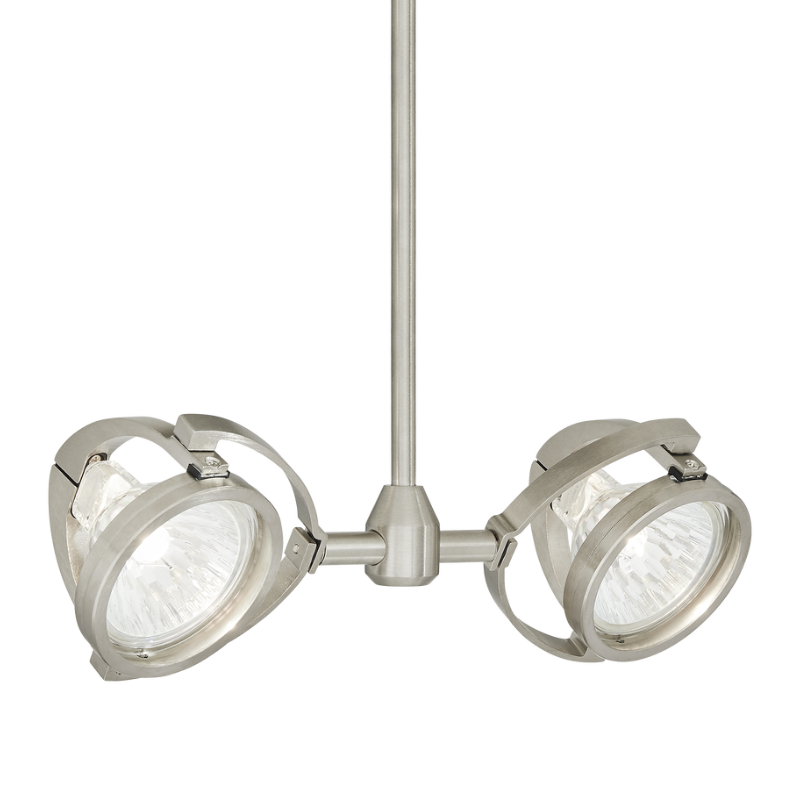 The Elton Head MonoPoint from Visual Comfort and Co in satin nickel.