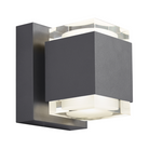 The 6 inch Voto Uplight and Downlight Outdoor Wall Sconce from Visual Comfort & Co in charcoal.