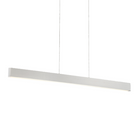 The Volo Pendant from WAC Lighting in brushed aluminum in a detailed shot.