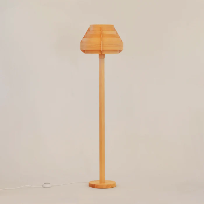 The Jakobsson Floor Lamp from Yamagiwa in a living room.