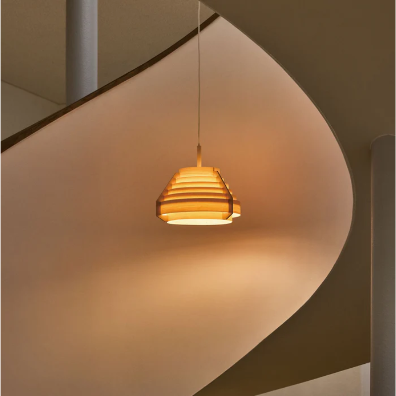 The Jakobsson Pendant from Yamagiwa in a living room.