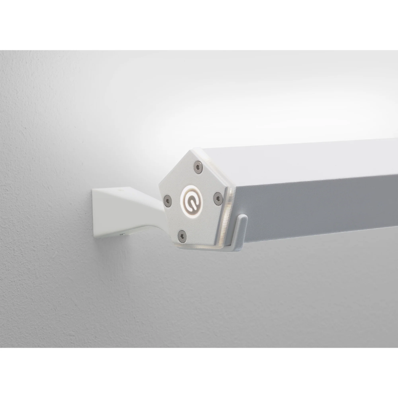 The Pencil Light - Horizontal Wall Mount from Zafferano in a close up photograph.