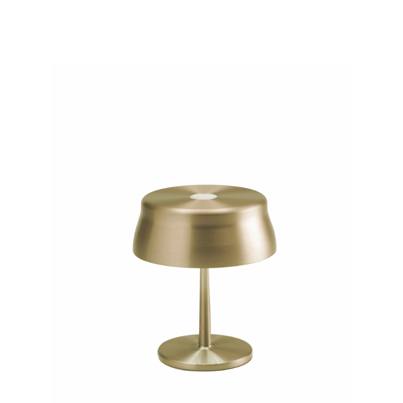 The Sister Light Mini from Zafferano in anodized gold.