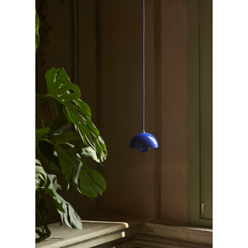 The Flowerpot VP10 Mini Pendant from &Tradition (andTradition) in  living area.