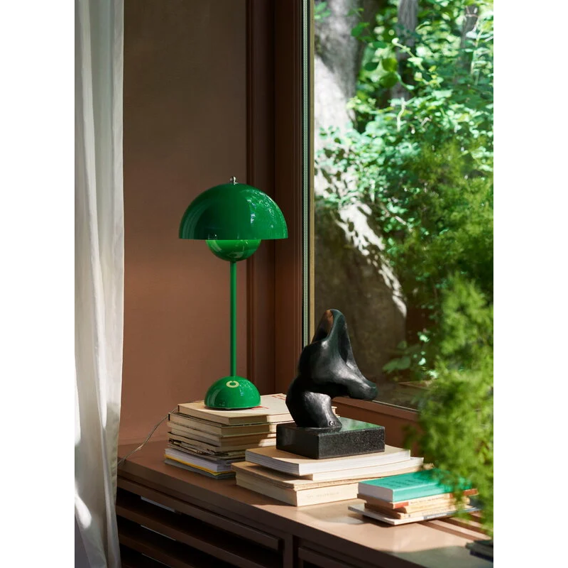 The Flowerpot VP3 Table Lamp from &Tradition in a home lifestyle image.