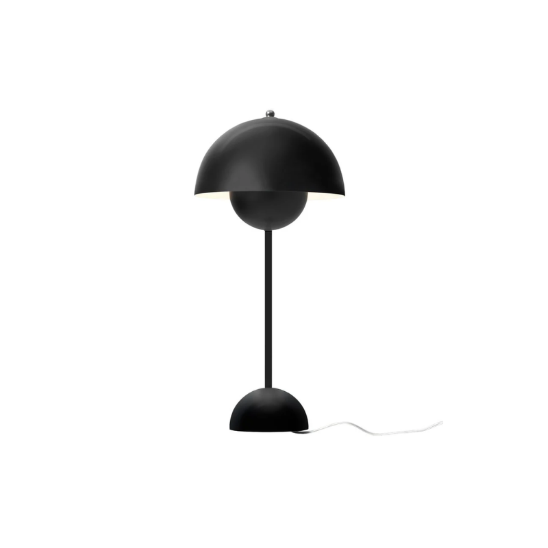 The Flowerpot VP3 Table Lamp from &Tradition in matte black.