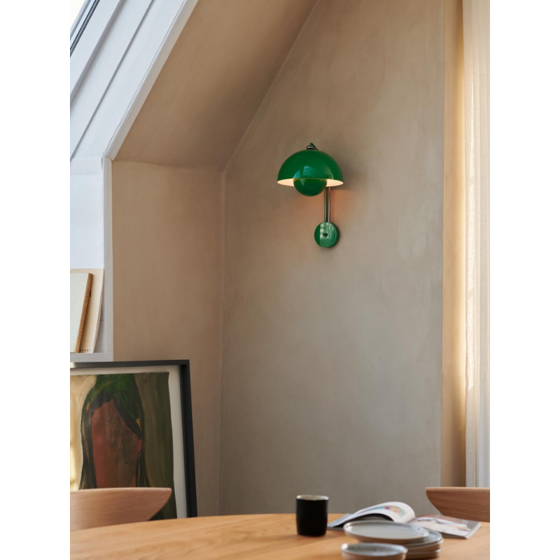 The Flowerpot VP8 Wall Sconce from &Tradition in a family space.