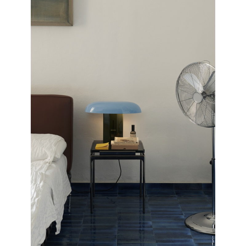 The Montera Table Lamp from &Tradition in a bedroom.