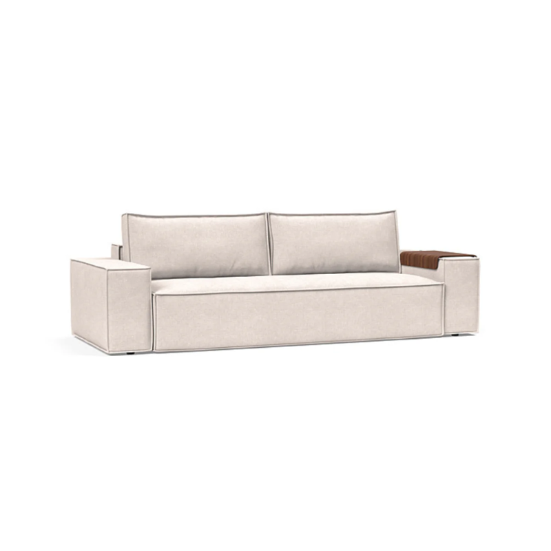 The Newilla Sofa Bed Wide Arm in Basmati.