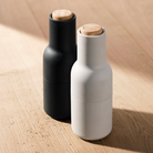 The Bottle Grinder from Audo Copenhagen as a salt and pepper shaker.