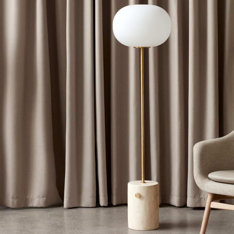 The JWDA Floor Lamp from Audo Copenhagen in a family space.