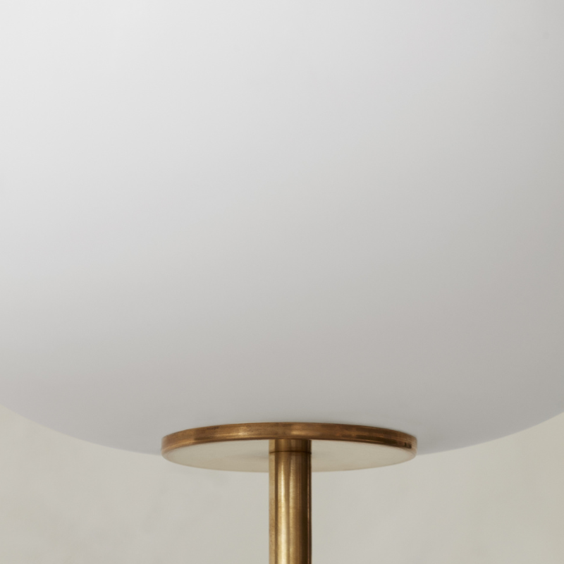 The JWDA Floor Lamp from Audo Copenhagen focusing on the shade.