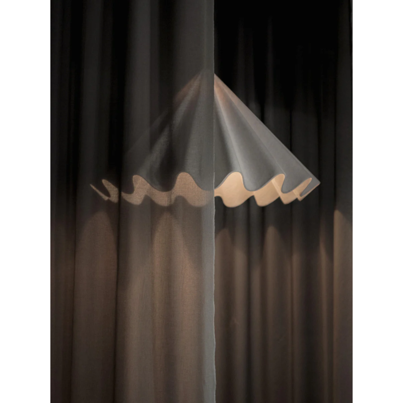 Pleated felt shade pendant light. The Dancing Pendant by Audo Copenhagen