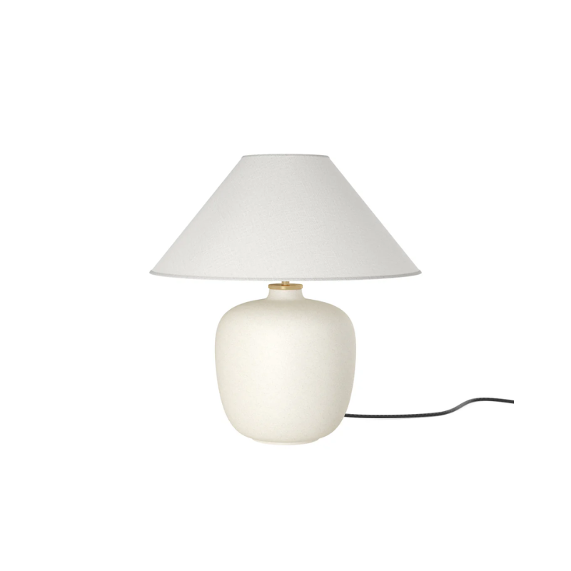 The 37 inch Torso Table Lamp by Audo Copenhagen turned off.