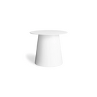 The Circula Low Cocktail Table from Blu Dot in white.