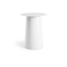 The Circula Tall Side Table from Blu Dot in white.