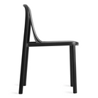 The Decade Chair from Blu Dot in black from the side.