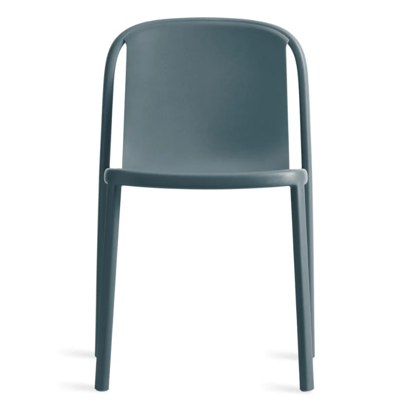 The Decade Chair from Blu Dot in marine blue.