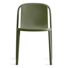 The Decade Chair from Blu Dot in olive.