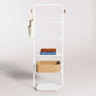 Garden Party Shelving System in White storage solution for entry 