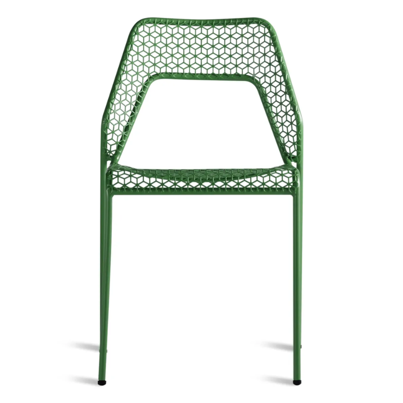 The Hot Mesh Chair from Blu Dot in green.