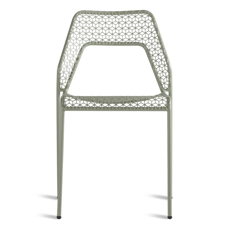 The Hot Mesh Chair from Blu Dot in grey green.