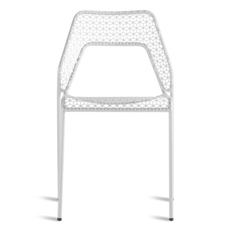 The Hot Mesh Chair from Blu Dot  in off white.