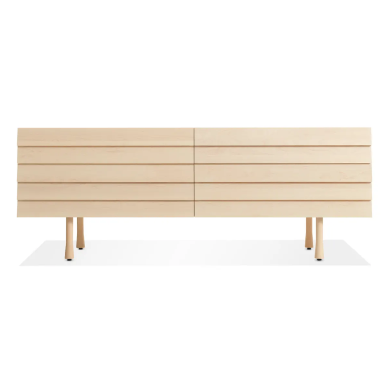 The Lap 4 Drawer Dresser from Blu Dot in whitewashed maple.