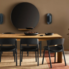 The Moreover Extension Dining Table from Blu Dot in a dining room.