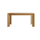 The 60 to 84 inch Moreover Extension Dining Table from Blu Dot in white oak.