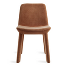 The Neat Chair from Blu Dot in copper velvet.