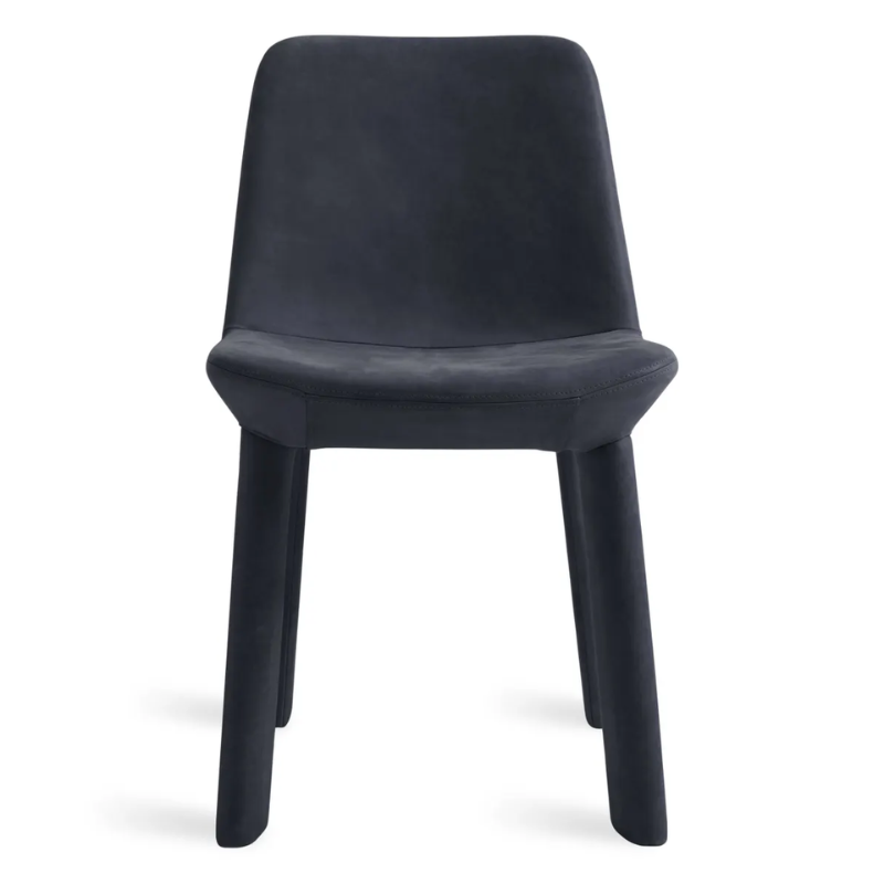 The Neat Chair from Blu Dot in ink leather.