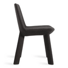 The Neat Chair from Blu Dot in vesper charcoal from the side.