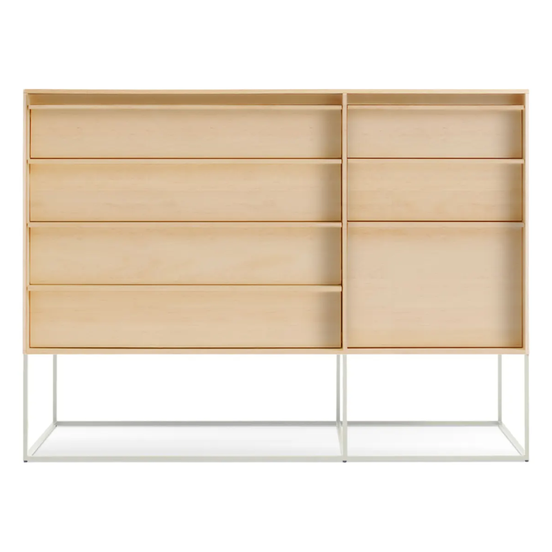 The Rule Large Dresser from Blu Dot in maple.