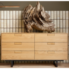 The Series 11 6 Drawer Dresser from Blu Dot in a living space.