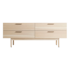 The Shale 4 Drawer Dresser from Blu Dot in hickory.