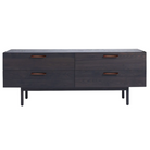 The Shale 4 Drawer Dresser from Blu Dot in smoke on ash.