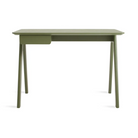 The Stash Desk from Blu Dot in olive on ash.