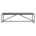 The Strut Coffee Table from Blu Dot in slate from a high angle.