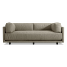 The Sunday 82 inch Sofa from Blu Dot in sanford black.