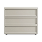 The Superchoice 3 Drawer Dresser from Blu Dot in putty.